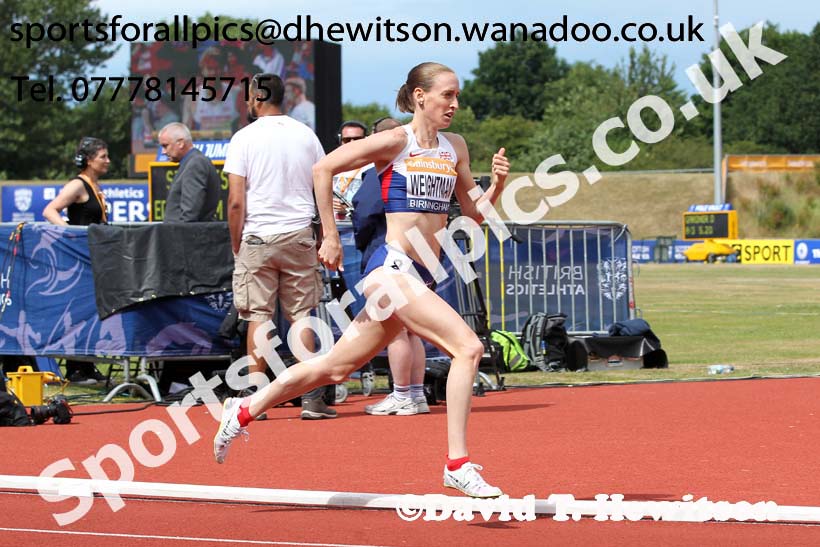 Womens 1500 metres, Sainsbury's British Champs, Alexander Stadium, Birmingham. Photo: David T. Hewitson/Sprts for All Pics